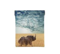 Rinoceronte Rinoceronte, Spremere il portafoglio superiore da donna Borsa portaoggetti Piccola portamonete Portamonete