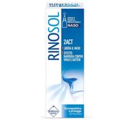 Rinosol 2Act Spray Nasale Decongestionante e Protettivo della Mucosa, 15ml