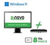Rinovo ultra mini pc dm hp 600-800 g4/g5 i5-8x00t 8gb 256ssd w11p + monitor hp rne23i