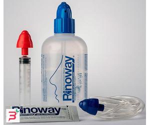 RINOWAY DOCCIA PER IRRIGAZIONE NASALE + 15 SALI ISOTONICI