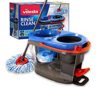 RinseClean Spin Mop System separa l acqua pulita e sporca strizzatura senza