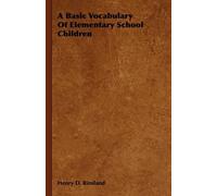 Rinsland, Henry D. A Basic Vocabulary Of Elementary School Children Book NUOVO