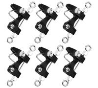 Rinteea 6 clip di rilascio Outrigger Downrigger Clip di rilascio con tensione regolabile Planer Board Clips Downrigger Aquilone da pesca