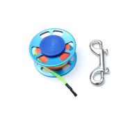 Rinteea Scuba Finger Reel Doppia Fibbia Adatto per Immersioni Adatto per Immersione Snorkeling in Wreck Cave Tecnologia Snorkeling in Relitto Blu