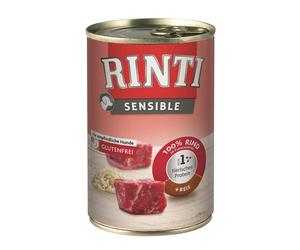 Rinti 400gx12 Sensible Manzo & Riso Alimento in scatola