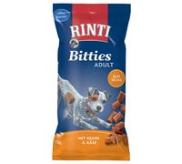 RINTI Bitties Adult Snack per cani - Set %: 3 x 75 g Pollo & Formaggio