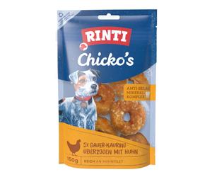 RINTI Chicko Ciambelle da masticare - piccoli Snack per cani - 5 x 30 g