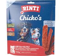 RINTI - Chicko Classic Mix | Strisce di carne di carne fresca facilmente digeribili per cani adulti. Spuntino senza grassi e senza zuccheri in sacchetto fresco | 4 x 700 g
