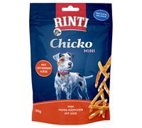 RINTI Chicko Mini Snack per cane - 4 x 80 g Pollo e Formaggio