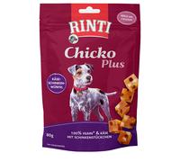 RINTI Chicko Plus Cubetti di Formaggio & Prosciutto Snack per cani - 12 x 80 g