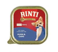 RINTI Gold Mini 6 x 100 g umido cane - Pollo & Oca