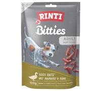 RINTI Extra Bitties Snack per cani - Set %: 3 x 100 g Anatra con Ananas & Kiwi