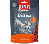 RINTI Extra Bitties Snack per cani - Set %: 3 x 100 g Pollo con Pomodoro & Zucca