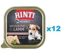 RINTI Feinest Poultry Pure&Lamb vaschetta pollame e agnello 12x150 g