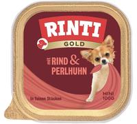 RINTI Gold Beef&Guinea fowl Mini manzo e faraona in vaschetta 100 g
