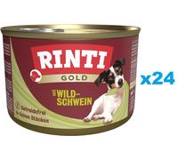 RINTI Gold Wild boar Mini Cinghiale per cani di razza piccola 24x185 g