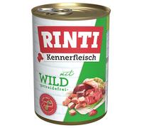 RINTI Kennerfleisch 12 x 400 g Alimento umido per cani - Selvaggina