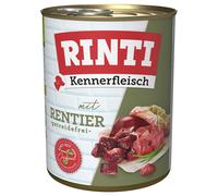RINTI Kennerfleisch 12 x 800 g Alimento umido per cani - Renna