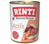 RINTI Kennerfleisch 12 x 800 g Alimento umido per cani - Salmone - NUOVO!
