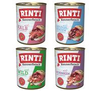 RINTI Kennerfleisch 12 x 800 g - Mix 1: Prosciutto, Selvaggina, Cuori di Pollame, Vitello