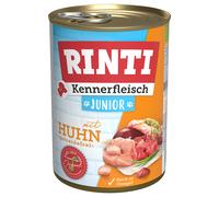 RINTI Kennerfleisch 24 x 400 g Alimento umido per cani - Junior Pollo