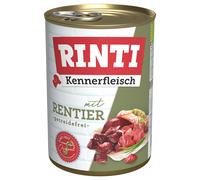 RINTI Kennerfleisch 24 x 400 g Alimento umido per cani - Renna