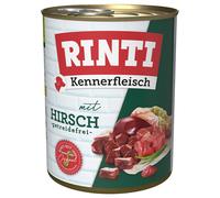 RINTI Kennerfleisch 24 x 800 g Alimento umido per cani - Cervo