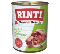RINTI Kennerfleisch 24 x 800 g Alimento umido per cani - Cinghiale