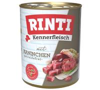 RINTI Kennerfleisch 12 x 800 g Alimento umido per cani - Coniglio - NUOVO!