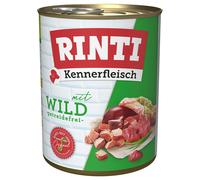 RINTI Kennerfleisch 24 x 800 g Alimento umido per cani - Selvaggina