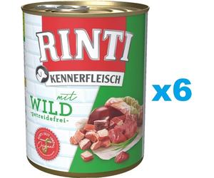 RINTI Kennerfleisch Game selvaggina 6 x 800g