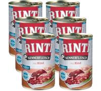 Rinti Kennerfleisch Junior Rind cibo umido per cani - manzo 6x400g