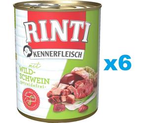 RINTI Kennerfleisch Wild boar cinghiale 6 x 800g