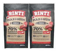 RINTI MAX-I-MUM Beef con manzo 2 x 12kg