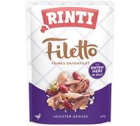 Multipack risparmio! Rinti Filetto in buste 48 x 100 g - Anatra con cuori d'anatra