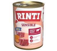 RINTI Sensible 12 x 400 g umido cane - Manzo & Patate dolci - NUOVO!