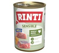 RINTI Sensible 12 x 400 g umido cane - Tacchino & Carote