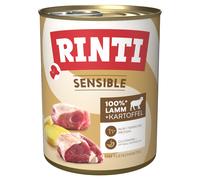 RINTI Sensible 12 x 800 g umido per cane - Agnello & Patate