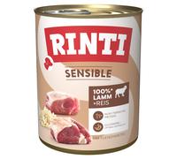 RINTI Sensible 12 x 800 g umido per cane - Agnello & Riso