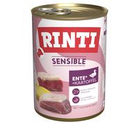 RINTI Sensible 24 x 400 g - Anatra & Patate con Fegato di Pollo