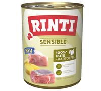 RINTI Sensible 24 x 800 g - Tacchino & Patate