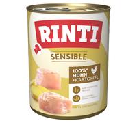 RINTI Sensible 6 x 800 g umido per cane - Pollo & Patate