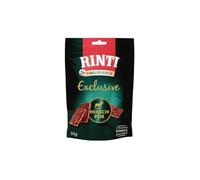 RINTI - Singlefleisch Exclusive | Snack facili da digerire in esclusiva carne per cani sensibili e adulti, snack per cani senza cereali e zuccheri in sacchetto fresco | 12 x 50 g