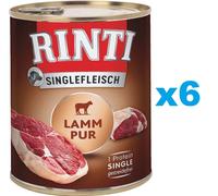 RINTI Singlefleisch Lamb Pure agnello monoproteico 6 x 800g