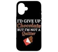 Rinuncerei al cioccolato ma non sono un dente dolce che smette Custodia per iPhone 16