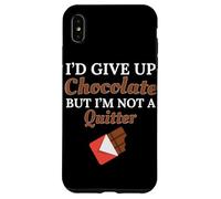 Rinuncerei al cioccolato ma non sono un dente dolce che smette Custodia per iPhone XS Max