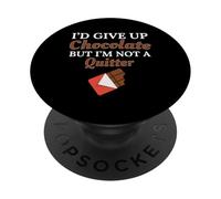 Rinuncerei al cioccolato ma non sono un dente dolce che smette PopSockets PopGrip Adesivo