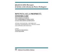 Rinuncia alla proprietà immobiliare