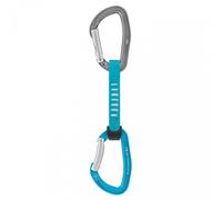 Rinvio Arrampicata DJINN AXESS 12cm Robusto Falesia Moschettoni Keylock Turchese
