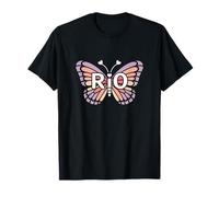Rio Butterfly - Personalizzato Carino Nome Word Art Maglietta